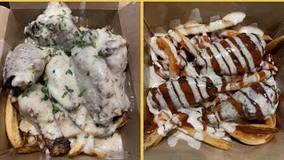 Chicago Street Food Belgian Fries Pomme Frites Chicken Alfredo  Jerk Ranch FriiStyle Chicago [upl. by Filippa]