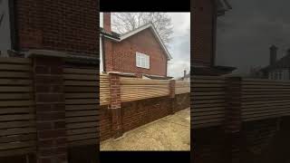 Contemporary Slatted Fence in West London [upl. by Odysseus]