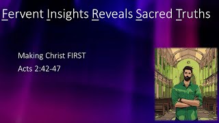 Fervent Insights Reveals Sacred Truths Acts 24247 Neville Buchanan 120323am [upl. by Ciredor225]