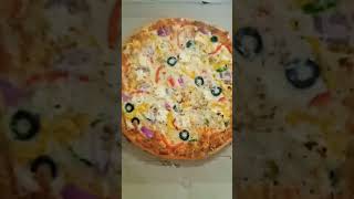 Pizza veggie pizzarecipe dominospizzapizzarecipeshortsviral [upl. by Ihteerp]