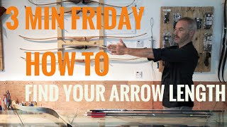 How To Find The Right Arrow Length [upl. by Ahtnamys]