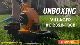 Villager BC 2320  1BCB akumulatorski trimer  UNBOXING [upl. by Einamrej]