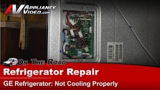 GE Refrigerator Repair  Not Cooling  Control Board [upl. by Dosh596]