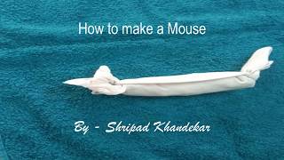 Make a Handkerchief Mouse  Grandpas Art World [upl. by Ethelyn852]