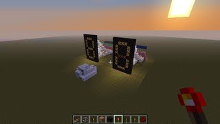 Tutoriel Minecraft Compteurs  Horloges numériques [upl. by Salesin]