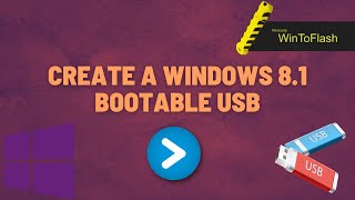 How to create a Windows 81 Bootable USB  Level 1 [upl. by Eicul]