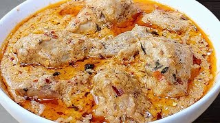 Mughlai Chicken Malai Handi Recipe  Murgh Malai Curry  Creamy Chicken Gravy by Cook with Farooq [upl. by Nylemaj]