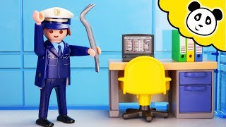 Playmobil Polizei  Toni bricht in die Polizei Station ein  Teil 2  Playmobil Film [upl. by Varien78]