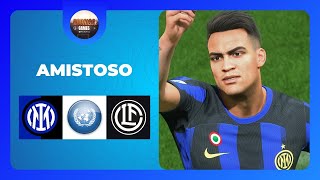 Inter de Milão X FC Lugano  Amistoso  4K  PS5™ [upl. by Berey207]