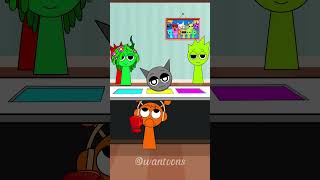 Pov Pinki Gray Raddy and friends Who will escape Orens punch IQ Challenge  Incredibox Sprunki [upl. by Blondy]