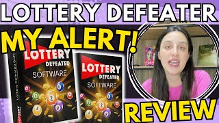 LOTTERY DEFEATER ❌MY ALERT❌ Lottery Defeater Reviews  Lottery Defeater Software System [upl. by Kalli]