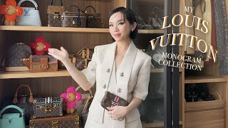 MY LOUIS VUITTON MONOGRAM HANDBAG COLLECTION 2024 REVIEW WHAT FITS MOD SHOTS  WILLABELLE ONG [upl. by Lyrahc]