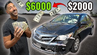 I Flipped A Cheap Car From Facebook Marketplace Huge Profit [upl. by Nylemaj]