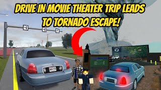 Greenville Wisc Roblox l Realistic Movie Theater TORNADO STORM ESCAPE  Voice Roleplay [upl. by Nahk215]