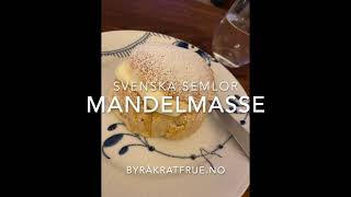 Svenska semlor 2  Mandelmasse [upl. by Egiarc]