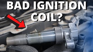 SYMPTOMS OF A BAD IGNITION COIL [upl. by Lilla]