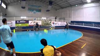 Treino de GuardaRedes Futsal Modicus 1516 Filipe Monteiro Futsal Goalkeeper Training [upl. by Annelise244]