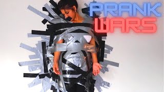 SURPRISE DUCT TAPE PRANK ON HER I LEFT AND SHE CRIED emotional reaction [upl. by Dinse]