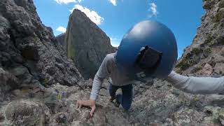 Climbing Colorado 14ers Crestone Peak and Northeast Crestone [upl. by Winshell]