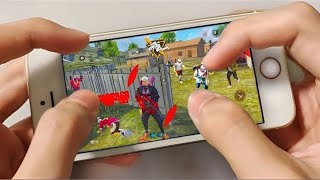 Iphone 6s Free Fire Gameplay test full max settings HUDDPI MACRO🔥2024 [upl. by Ahseikram]