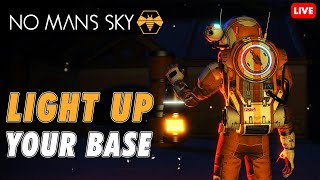 Easy Lighting Tricks for Your Base  No Mans Sky Base Building Essentials [upl. by Ettenig934]