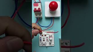 Oneopening fivehole wiring sharing Electrician Switch and socket wiring method [upl. by Kotto209]