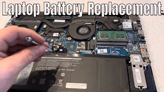 Dell Laptop Battery Replacement in 2 minutes [upl. by Gemoets538]