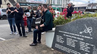 Musical tribute at ‘The Fabulous Fifteen’ monument in Tubbercurry [upl. by Ellenwad198]