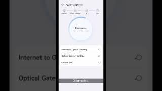 HUAWEI eKit App MiniFTTO How to Perform Quick Diagnosis [upl. by Isabel]