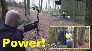 Pump Action Bow Invention  On a 70 lbs Compound [upl. by Byran]