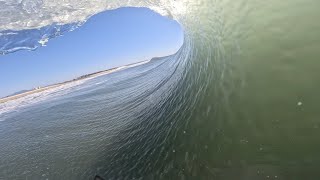 RAW POV SURF  OFFSHORE BARRELS  HUNTINGTON BEACH CALIFORNIA [upl. by Aklam]