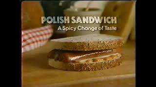 Wienerschnitzel Polish Sandwich Commercial 1987 [upl. by Corie]