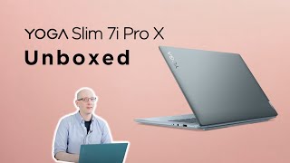 Lenovo Unboxed  Yoga Slim 7i Pro X 2022 with Andrew Miller [upl. by Gav745]