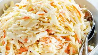 Coleslaw Recipe  Restaurant style Coleslaw [upl. by Pedaias539]