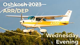 Oshkosh 23 Arrivals and Departures  Wednesday Evening [upl. by Derfnam]