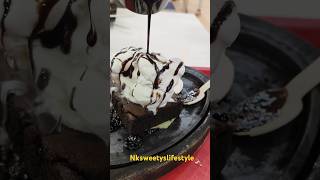 Sizzler brownie icecream sweet diwali diwalispecial diwali2024 [upl. by Melinda572]