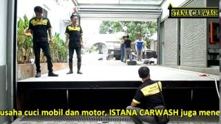 ISTANA CARWASH  Hidrolik Lift Parkir di Pondok Indah Jakarta Selatan [upl. by Nnairret]