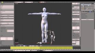 Mocap import to blender avastar figure for Second Life [upl. by Anaiviv]