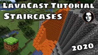 Minecraft LavaCast Tutorial How to Cast Staircases With Lava amp Water [upl. by Ingeborg]