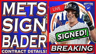 BREAKING NEWS Mets SIGN Harrison Bader  New York Mets  Mets News  MLB Free Agency [upl. by Sunil874]