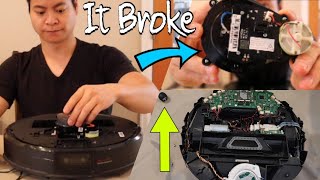 Roborock S6 MaxV Teardown of Smart Robot Vacuum Used KIMO T20 Cordless Drill Driver Kit for TOOLS [upl. by Ecidnarb]