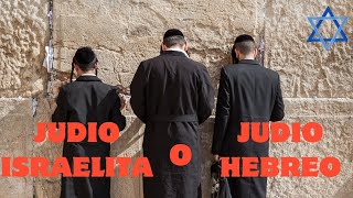 Diferencia entre judíos israelitas y hebreos [upl. by Rasla26]