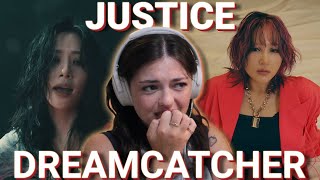 Reaction to Dreamcatcher드림캐쳐 JUSTICE MV [upl. by Adna]