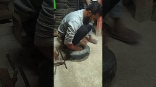 Tubeless tyretube diye fittingviralshort tyre car tires tubelesstube [upl. by Afra884]