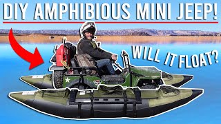 Will the mini jeep make it to Moab Ep6 Amphibious offroad THE END [upl. by Eiralav]