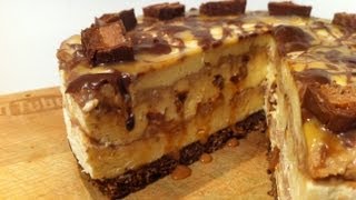 HOW TO MAKE MARS BAR CHEESECAKE NO BAKE [upl. by Torbert750]