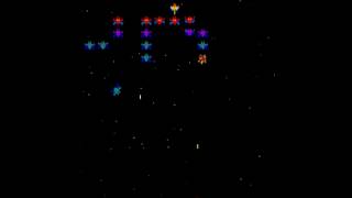 Galaxian Turbo superg hack MAME Gameplay video Snapshot Rom name galturbo [upl. by Einafats]