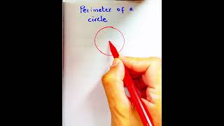 Trick to find perimeter of a circle  Solution And Learning [upl. by Naerol]