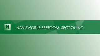 Navisworks Freedom Sectioning [upl. by Ennairek378]