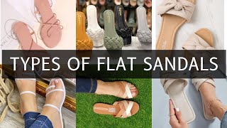 Types of flat sandals for women with name [upl. by Namus622]